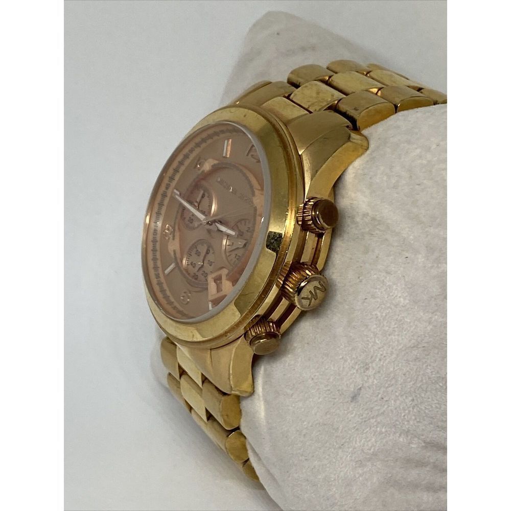 Michael Kors Runway MK8096 Womens Stainless Steel Analog Dial Quartz Watch MP713 - Picture 4 of 12